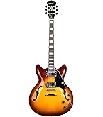 ギター GROTE 335 style jazz Electric Guitar wit GROTE 335 style Jazz Electric Guitar with Bigsby Semi-Hollow