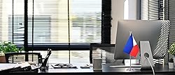Philippines Filipino Desk Table Flag, Small Mini