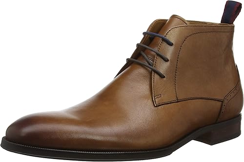 mens brown leather chukka boots uk