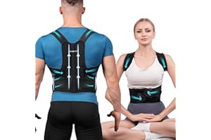 AOFIT Back Brace Posture Corrector for Women and Men, Lumbar back posture corrector Back Pain Relief, Scoliosis and Hunchback Correction, Hump, Thoracic, Spine Corrector, Adjustable PostureTrainer Size L