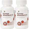 Forever Living - Absorbent-C - Orange, Honey Flavor with Oat Bran - Vitamin C for Immune Support and Skin Health - 100 Chewable Tablets (Pack of 2)