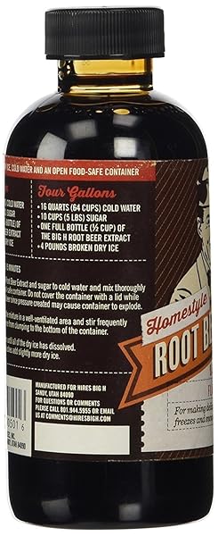 HIRES BIG H ROOT BEER EXTRACT, MAKE YOUR OWN ROOT BEER (6-BOTTLES)