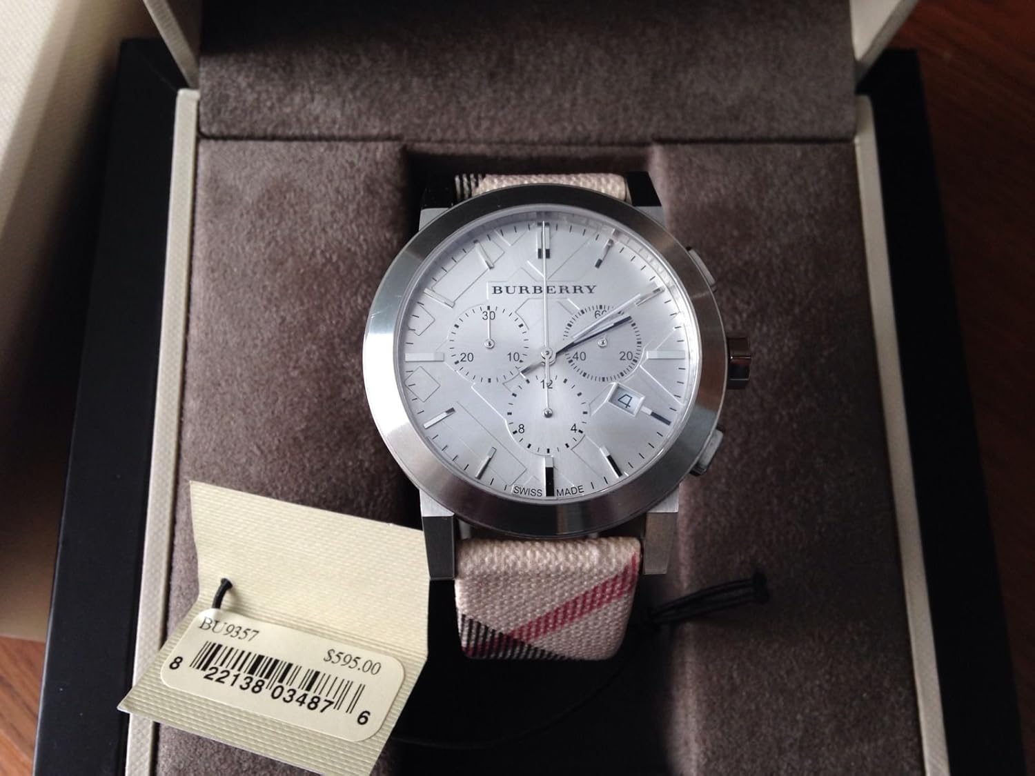 burberry watch bu9357