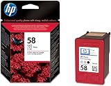 HP 58 C6658AE Photo Inkjet Print Cartridge Black Light Cyan Magenta 125 Pages view 1