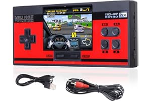 LUHYAUAN Handheld Game for Kids Built-in 348 HD Classic Retro Video Games USB Rechargeable 3.0 Inch Childrens Travel Electronics Toys Portable Game Player Gift for Boys and Girls Ages 4-8-12