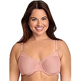 Fruit of The Loom Womens Fit for Me Collection: Plus-Size Wireless Bra - Soft Cotton Comfort & Support