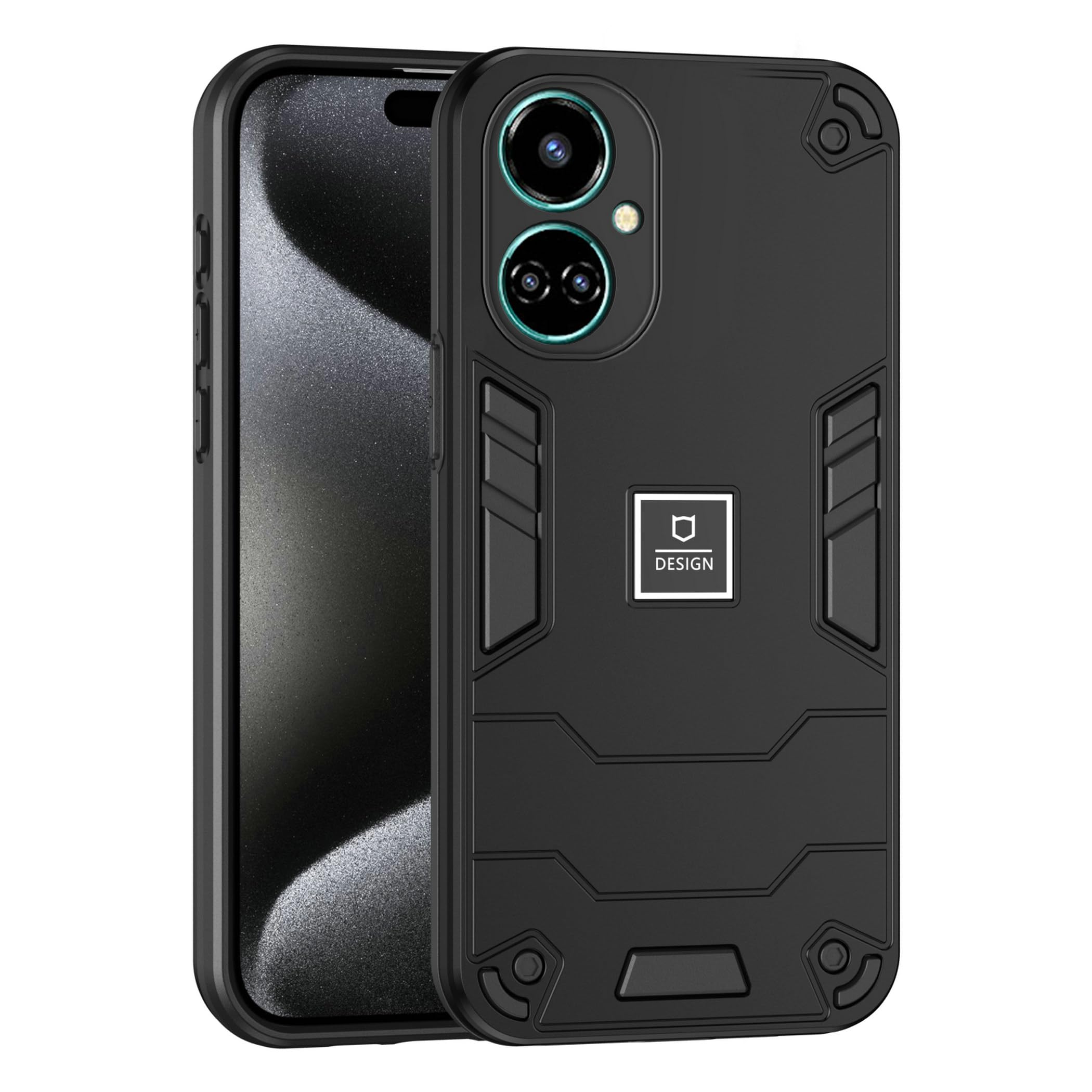 Case for Tecno Camon 19 Hard PC+TPU 2 in 1