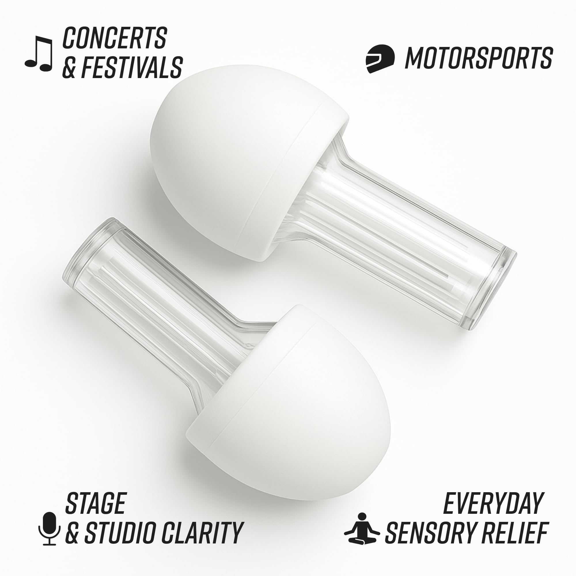 VIBES High Fidelity Concert Ear Plugs – Reusable Noise Reducing Ear Plugs for Concerts, Musicians, Raves, and Live Events – Comfortable Hearing Protection for Loud Environments
