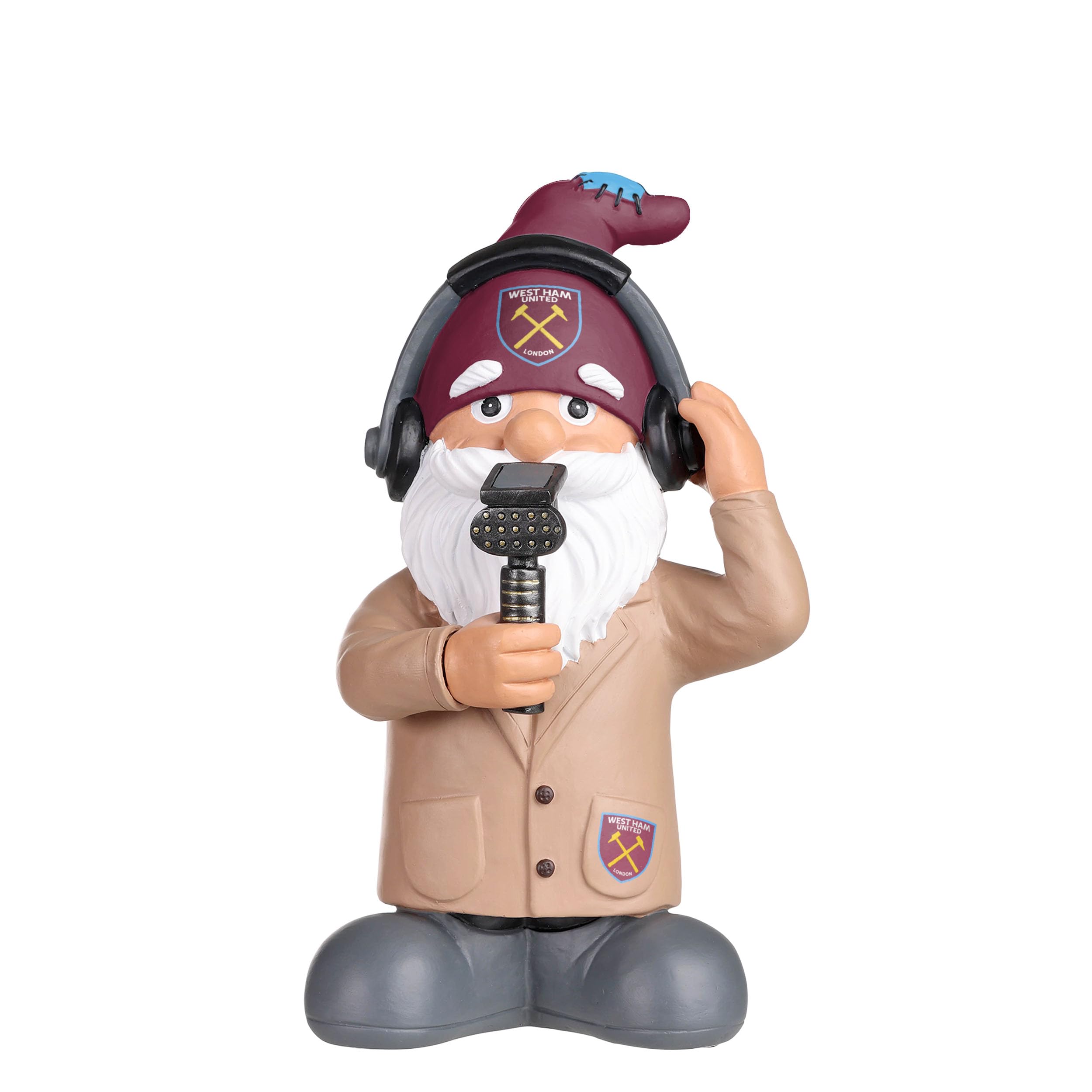 FOCO Officially Licensed West Ham United FC Commentator Garden Gnome