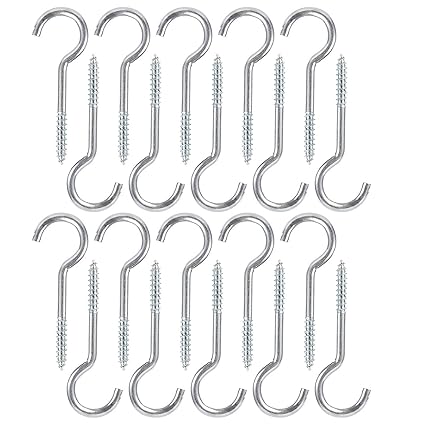 Gydandir Heavy Duty Large Screw Hooks Jumbo Ceiling Hooks Cup