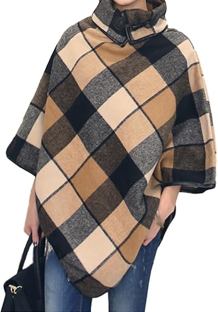 Amazon ラグーン Lagoon ポンチョ レディース 服 アウター ケープ コート チェック 柄 茶 ベージュ Xl 茶 コート ジャケット 通販 Amazon ラグーン Lagoon ポンチョ レディース 服 アウター ケープ コート チェック 柄 茶 ベージュ Xl 茶 コート ジャケット 通販