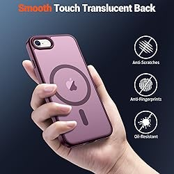 SUPFINE Magnetic for iPhone SE Case 2022 (3rd)/2020