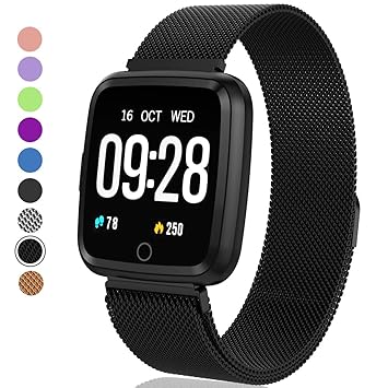 Fitness Tracker - Activity Tracker with Step Counter - Waterproof SmartWatch with Heart Rate Monitor - Fit Watch Sleep Monitor Step Counter for ...