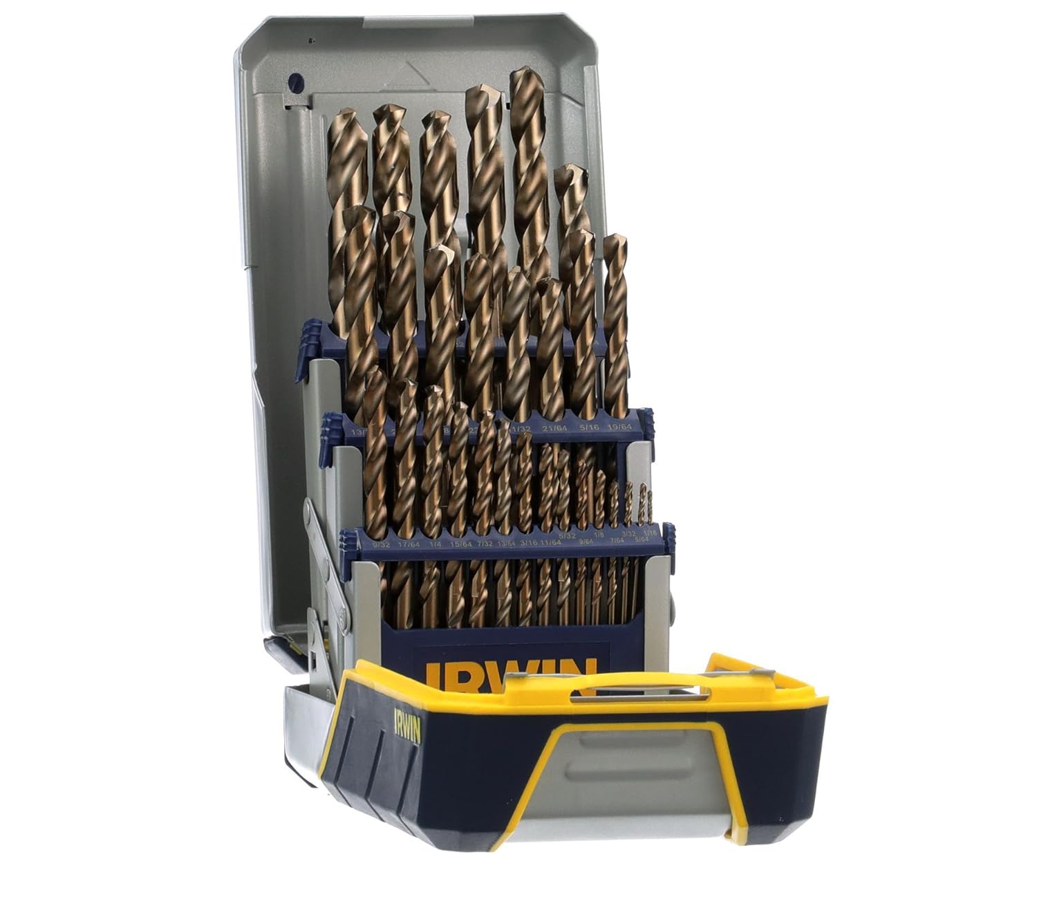 Irwin Drill Bit Set M35 Cobalt Steel 29 Piece Metal Cutting Drill Bits Amazon Com