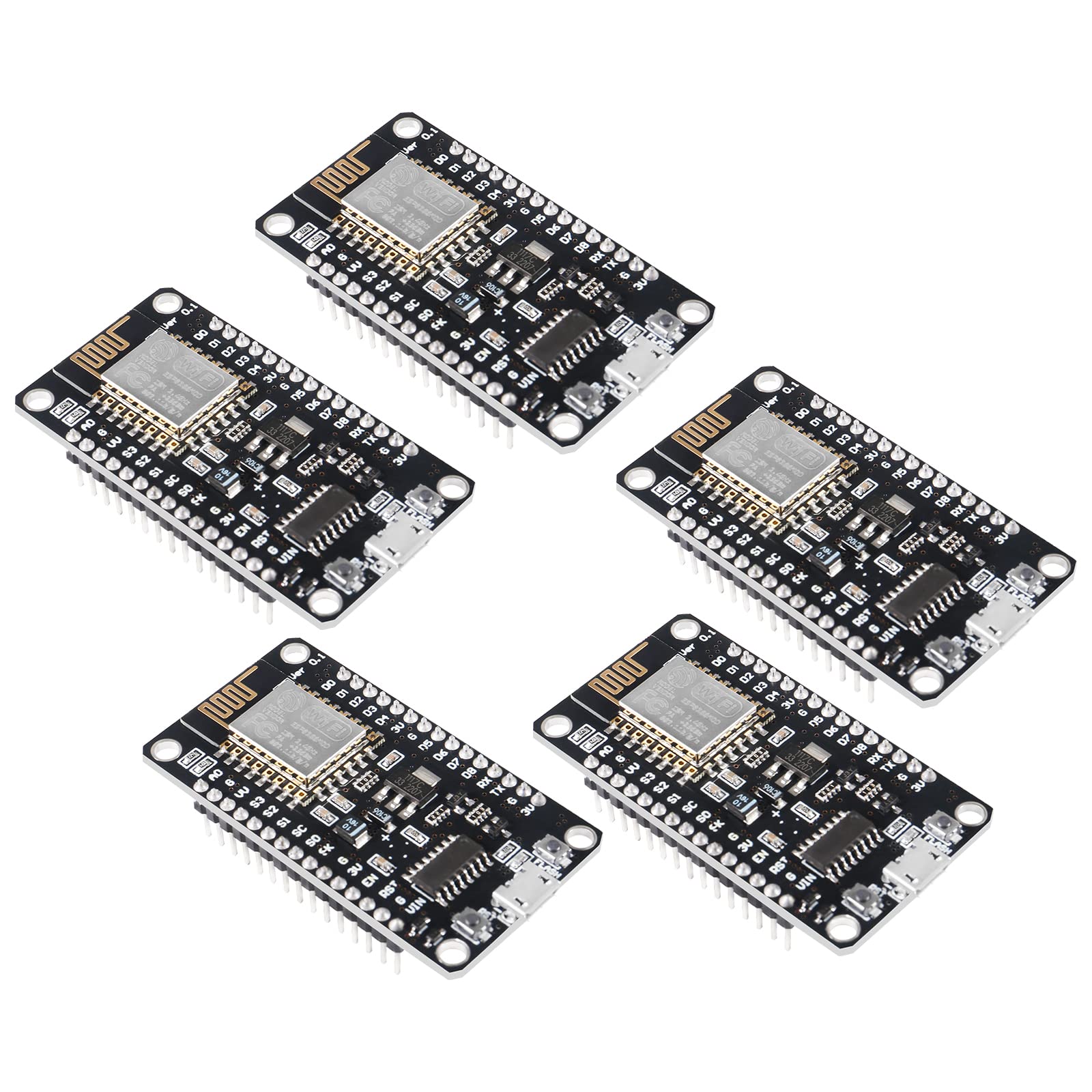 Mua 5Pcs ESP8266 NodeMCU LUA CH340 ESP-12E WiFi Internet Development ...