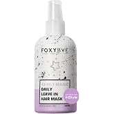 FoxyBae Hair Mask for Dry Damaged Hair and Growth - Overnight Hair Mask Treatment with Biotin & Shea Moisture - 8 Oz, Leave-i