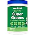 Nutricost Organic Super Greens Powder (30 Servings) - Superfood Supplement Drink Mix (30 Servings, No Flavor Added)