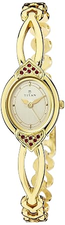 Karishma Analog White Dial Women's Watch -NK2468YM05