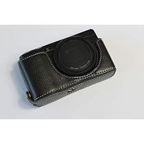 Kinokoo Bottom Case Für Ricoh GR III – PU Leder Halbtasche, Echtes Schwarz, Mit Griff, Batteriewechsel Möglich