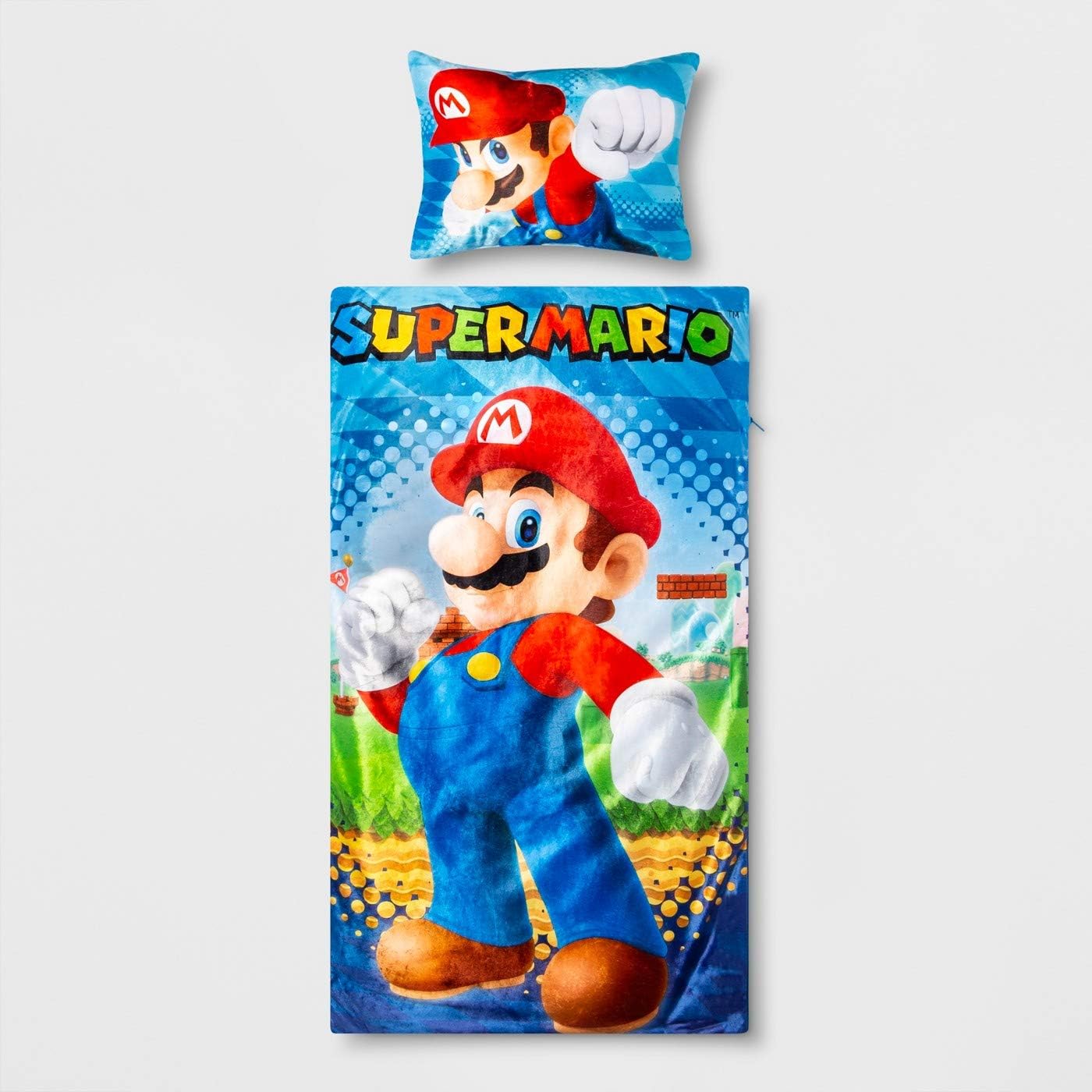 Super Mario Slumber Bag with Pillow