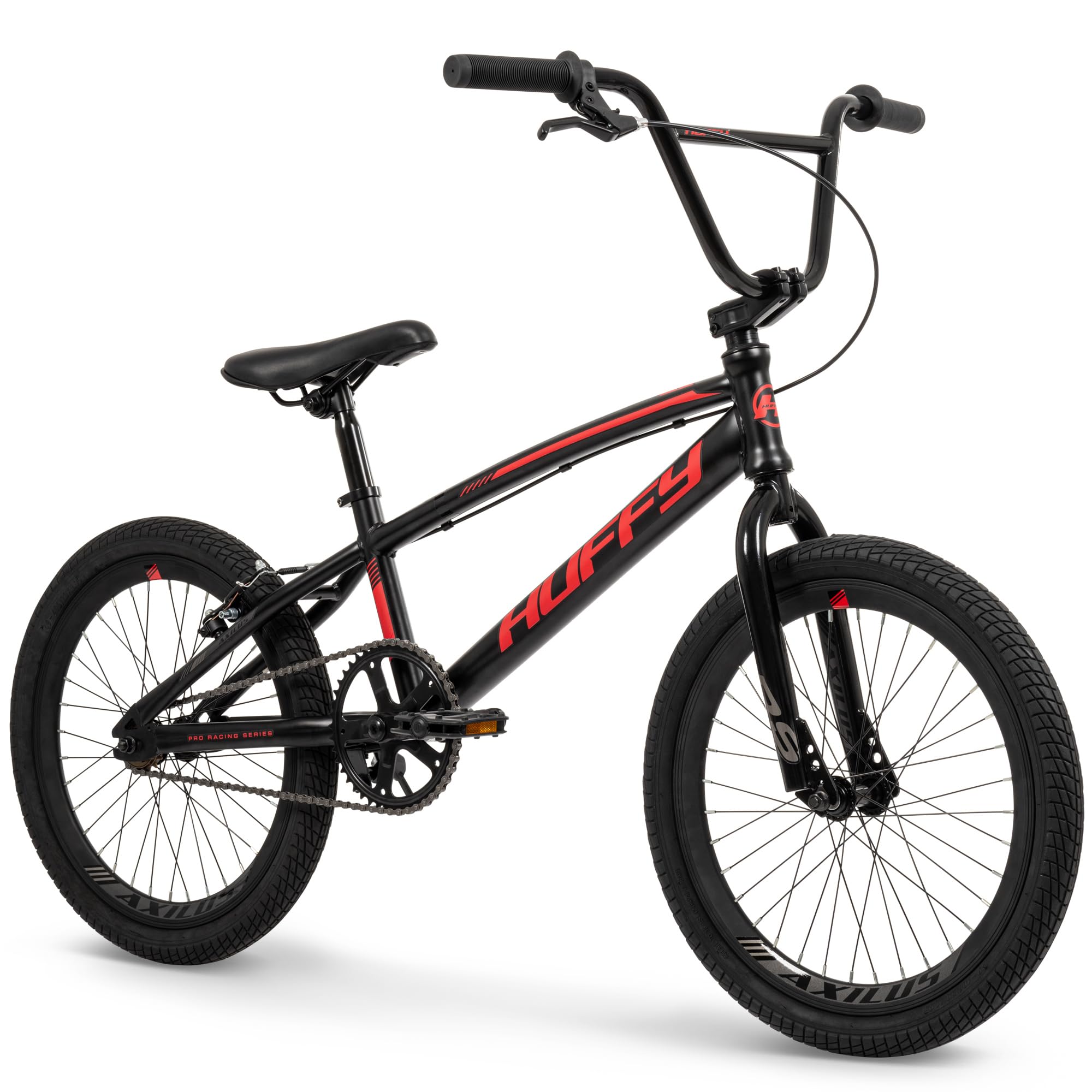 Photo 1 of HUFFY Axilus Kids BMX Bike, Intermediate Rider, Boys and Girls Bikes, 20-Inch Wheels, Steel Frame, BMX Gearing, Single Speed, Tricks and Stunts Bike