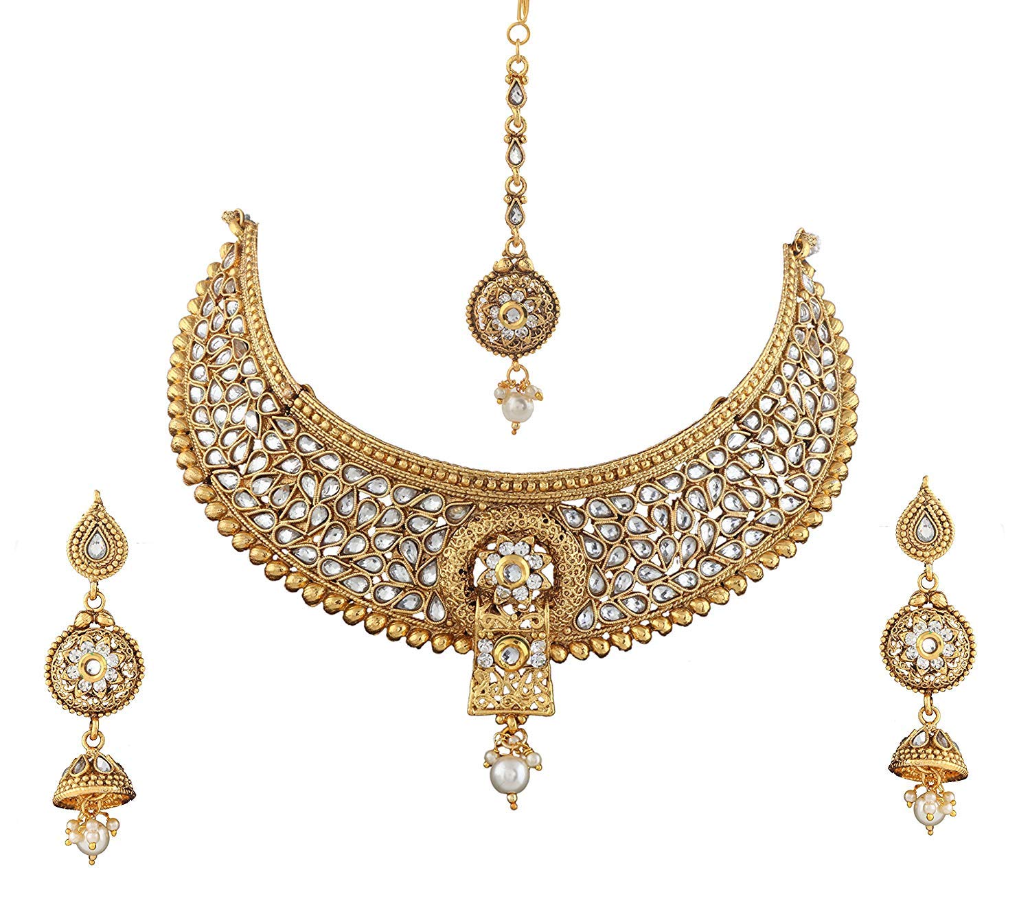 Buy Sitashi 18 K Gold Plated Antique 