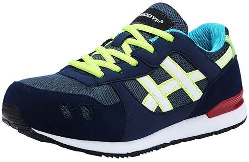 LARNMERN Sicherheitsschuhe Damen Stahlkappe,LM-30 Unisex Atmungsaktiv Arbeitsschuhe Ultraleicht Sportlich