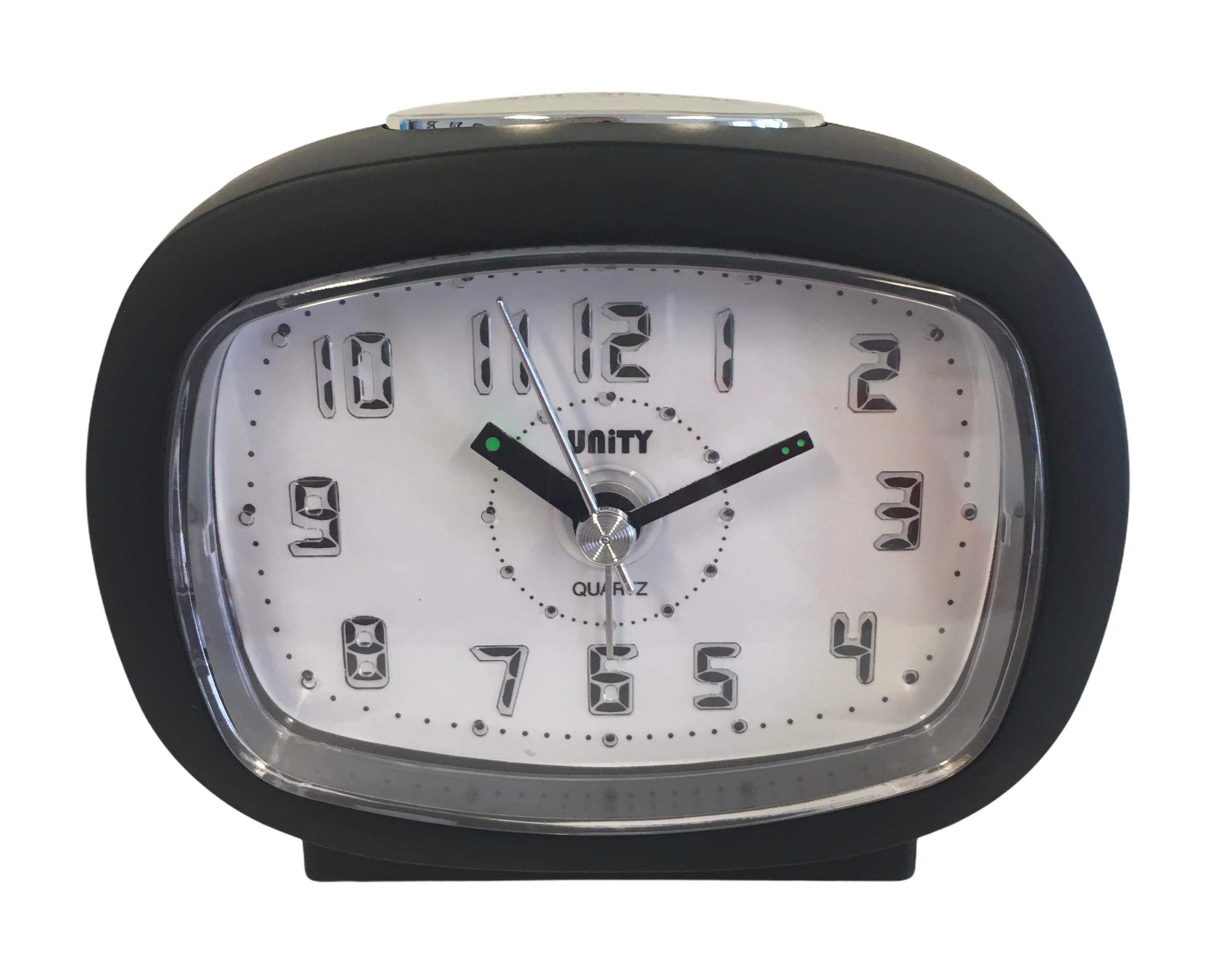 Unity Beep LED Light Alarm Clock-49026, Black, 9 x 7.5 x 4.5cm