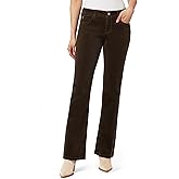 WallFlower Womens Feisty Curvy Low Rise Slim Flare Corduroy Juniors Pants
