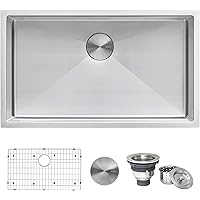 Ruvati 30-inch Undermount 16 Gauge Tight Radius Kitchen Sink Stainless Steel Single Bowl - RVH7300