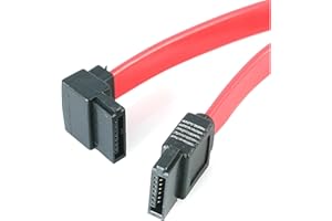 StarTech Cable SATA12LA1 12inch SATA to Left Angle SATA Serial ATA Cable Retail