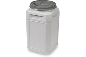 Mighty Tuff Airtight Dog Food Storage Container – 13 Gal, up to 54 lb Capacity – Cat and Dog Food Container with Twist Lid & Handles – BPA-Free, Made in USA