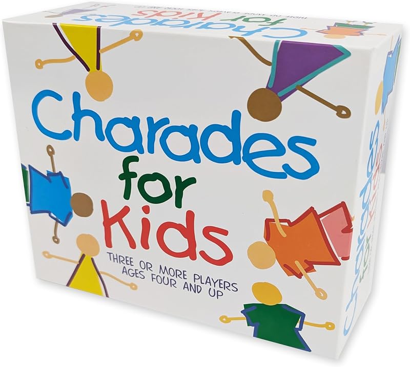 University Games Charades for Kids Game - Family Acting Party Favorite