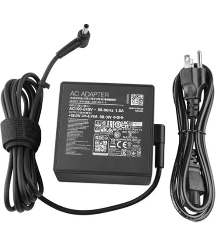 Amazon.com: 19V 4.74A 90W Charger Adapter Compatible with Asus