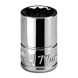 Capri Tools 11 mm Shallow Socket, 1/4