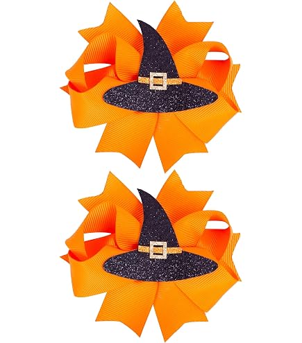 Amazon.com: Beleki Halloween Hair Accessory Hair Bow for  display picture 3