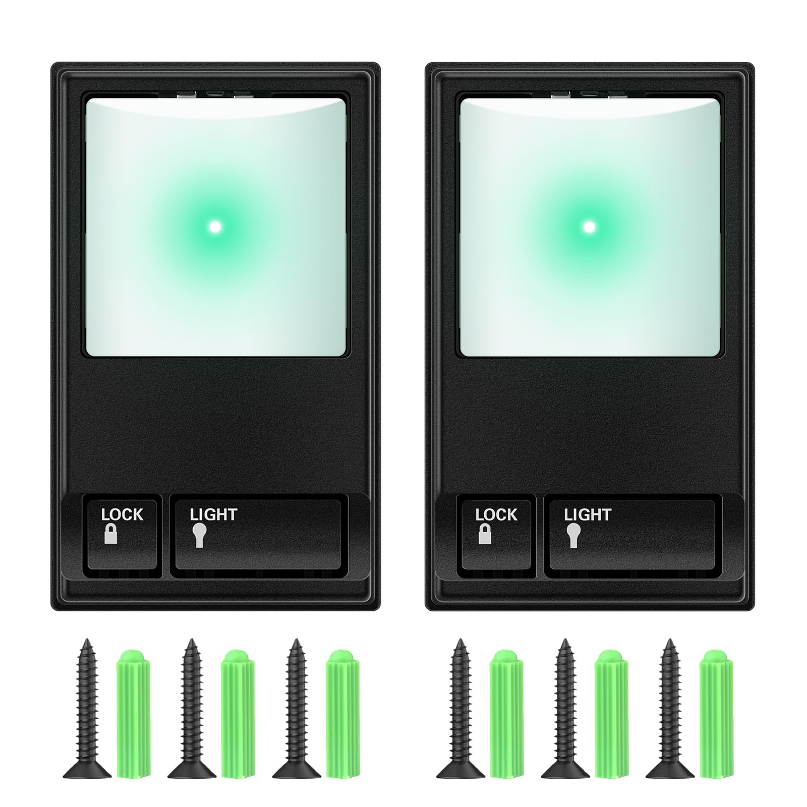 Photo 1 of 2 pcs Garage Door Opener Control Panel, Briidea Multi-Function Wall Keypad Button Replacement for 78LM, Wired