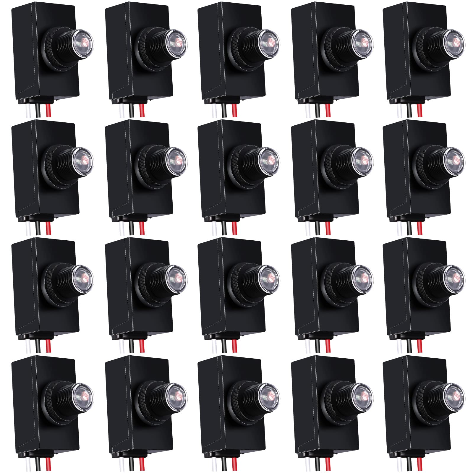 Photo 1 of * might be missing some *
Macarrie 20 Pieces Dusk to Dawn Sensor for Outdoor Lighting 100-277v Photoelectric Switch Bulk Photocell Light Sensor Photocell for Outdoor Lighting for Most Outdoor Lighting Fixtures