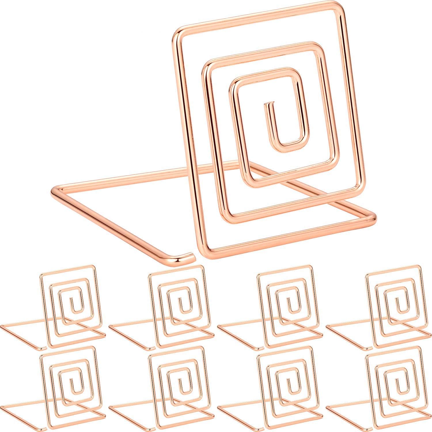 10pcs Metal Card Holder Stand Wedding Name Place Holder