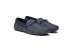 SWIMS Mens Loafers, Braided Lace Shoes for