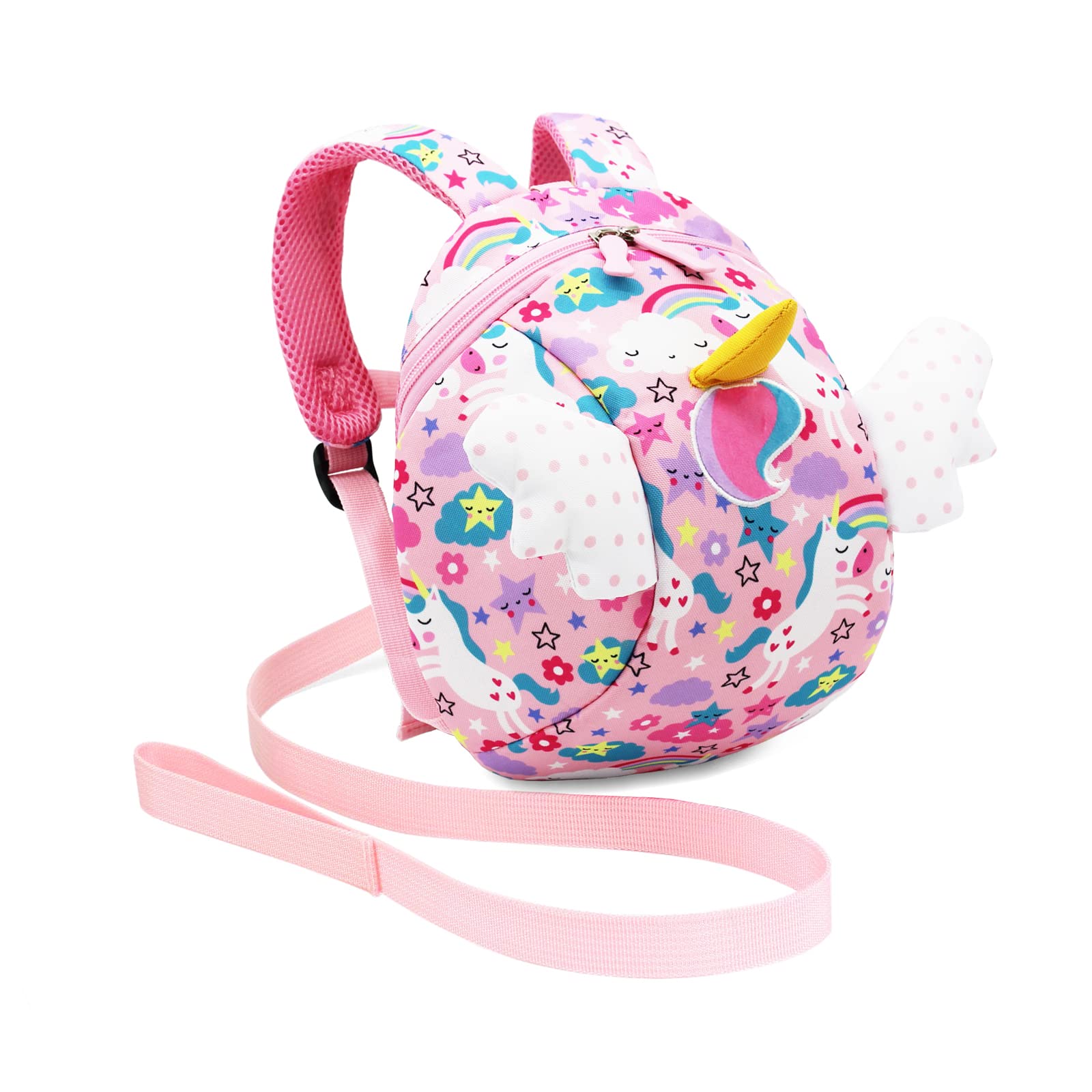 EVIMIRO Kids Toddler Backpack with Reins Boys Baby Unicorn Backpack for Nursery