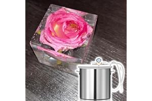 VIUSEO 5 Gallon Vacuum Chambers for Resin, Stainless Steel Degassing Chamber Kit with Clear Lid, for Stabilizing Wood/Epoxies Casting/Essential Oils (No Pump)