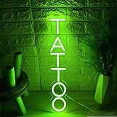 Tattoo Neon Sign Tattoo Studio for Tattoo Shop Office Neon Light Sign Tattoo Wall Decor Neon Light Dimmable Tattoo Salon Led Light, Tattoo Artist Neon Sign,Logo Tatto Bar Light