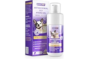HICC PET Dog Wound Care Hydro Gel, Heals Wounds, Hot Spot Treatment for Dogs, Soothes Inflammation, Prevents Infection, Treats Bites, Scratches & Skin Ulcers, Cat Wound Care Solution, 3.4 Ounces