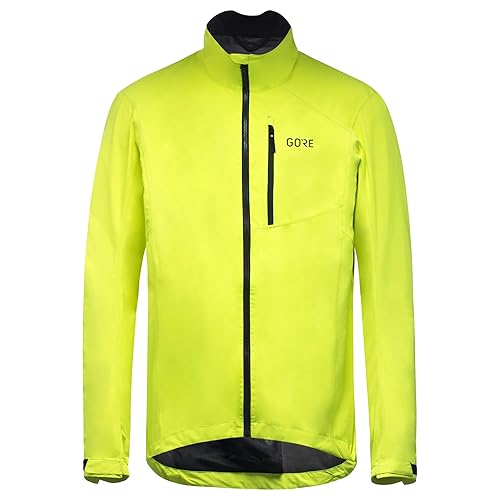 GORE WEAR Men's Gore-tex Paclite Jacket, Neon Yellow, L in Oman