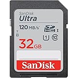 SanDisk 32GB Ultra SDHC UHS-I Memory Card - 120MB/s, C10, U1, Full HD, SD Card - SDSDUN4-032G-GN6IN