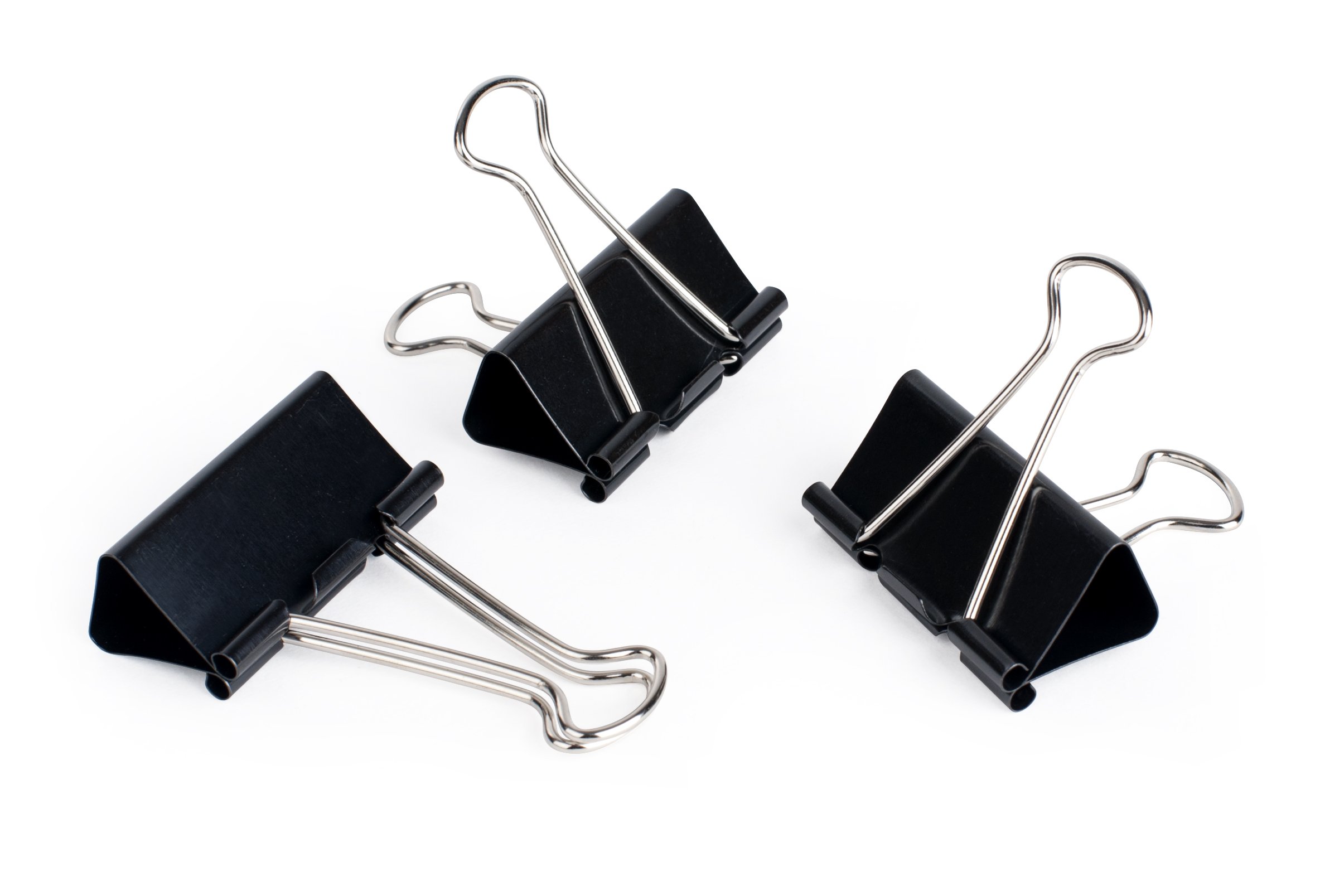 Pavo Binder Clips 32mm Pack of 12 Black