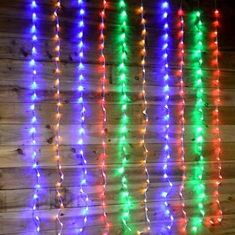 Battery Operated Curtain 200 Leds 2m X 1 5m Window Net Curtain
