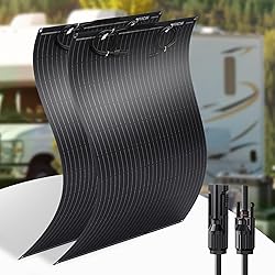 200W Semi-Flexible Solar Panel 12V Monocrystalline