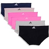 adidas womens Seamless Hipster Underwear 3 Pack